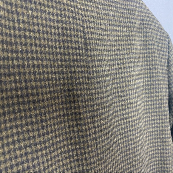 Gianfranco Ruffini Sports Jacket Blazer Mens 41 R Black Green Cashmere Blend - Picture 9 of 10